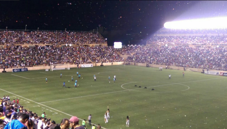 Matías Britos anotó el primer gol en el nuevo estadio del Oaxaca