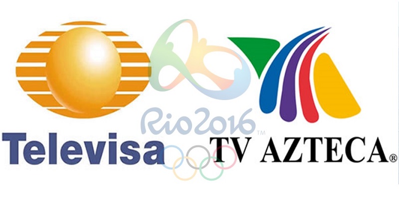 Televisa y TV Azteca verán Juegos Olímpicos por otras televisoras