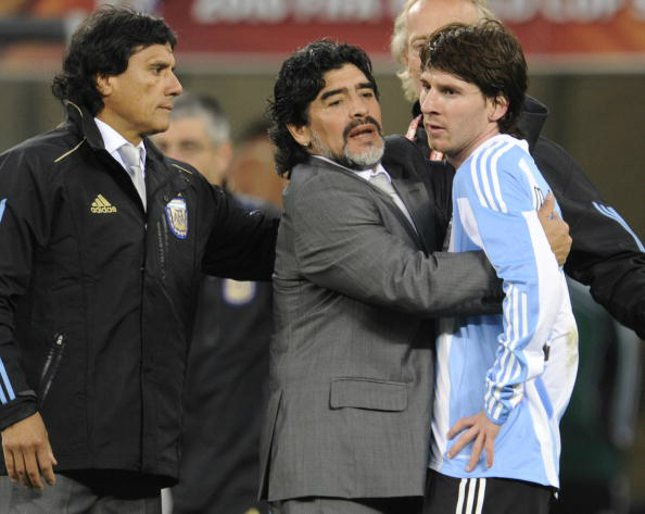 Maradona defendió a Messi