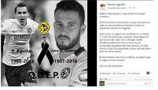 Matan a Paul Aguilar y Daniel Guerrero en redes sociales