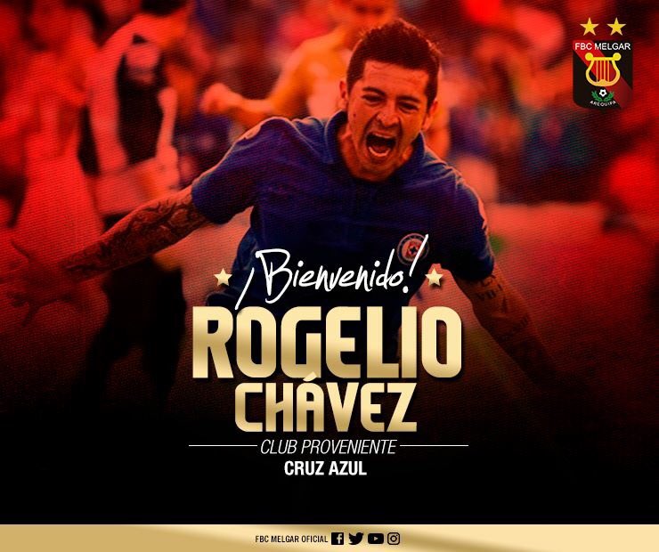 Rogelio Chávez ficha por el FBC Melgar