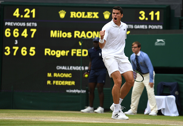 Milos Raonic acaba con el sueño de Federer