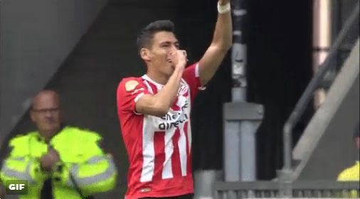 Gol de Héctor Moreno en el empate del PSV ante el Twente (video)