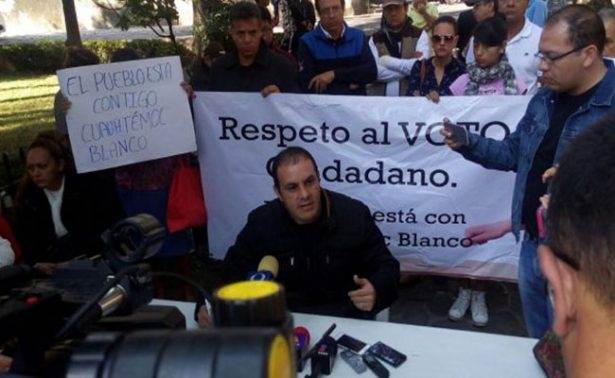 Cuauhtémoc Blanco termina con su huelga de hambre
