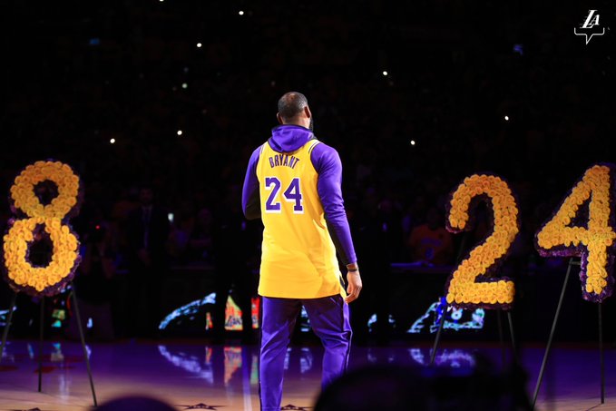 Lakers y LeBron despidieron a Kobe Bryant con emotiva ceremonia