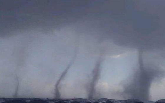 Tornados múltiples sorprenden a poblanos