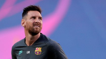 Presidente de Cataluña se despide de Lionel Messi