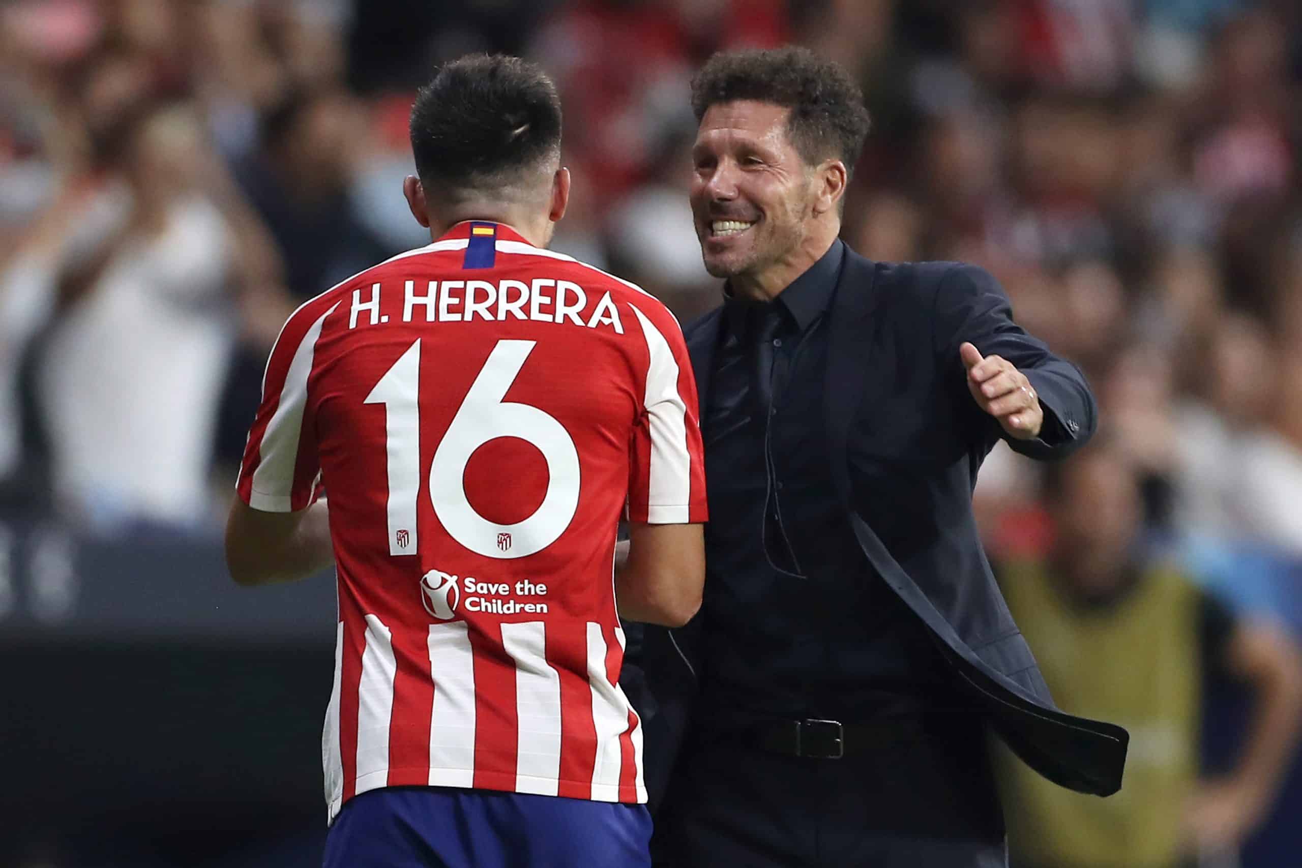Diego Simeone reconoce que el Atlético de Madrid necesita a Héctor Herrera
