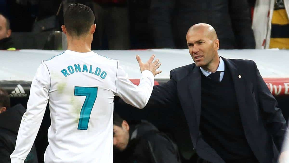 Zinedine Zidane habló sobre el posible regreso de Cristiano Ronaldo al Real Madrid