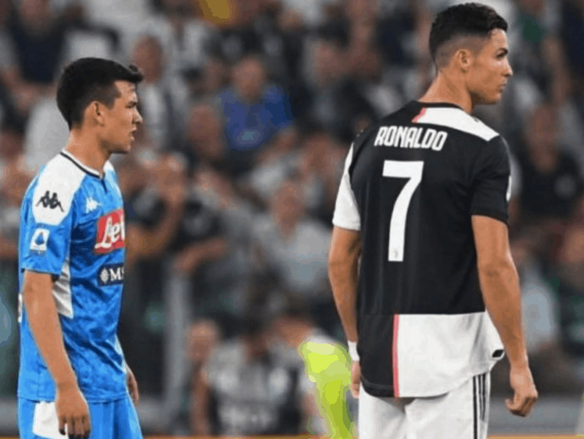 Hirving Lozano y Cristiano Ronaldo alcanzaron el mismo valor en el mercado de fichajes