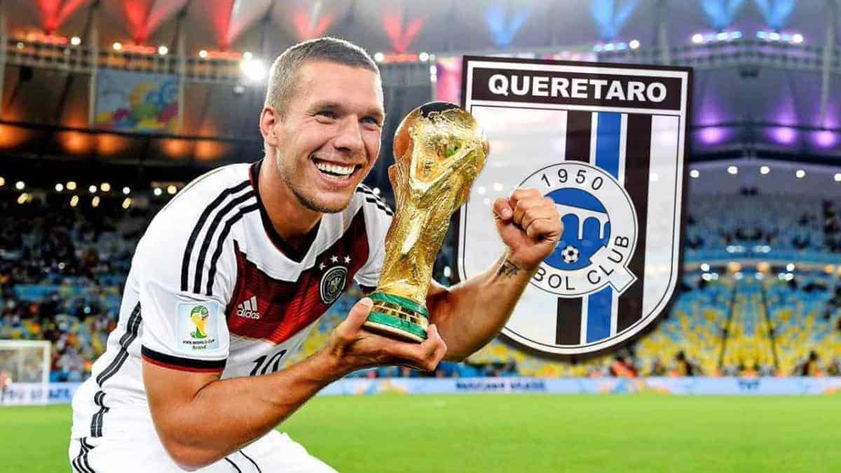 Lukas Podolski mandó mensaje al Querétaro