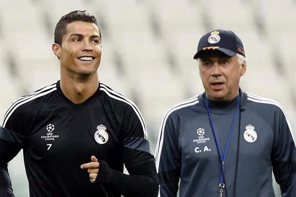 Descarta Carlo Ancelotti posibilidad de fichar a Cristiano Ronaldo
