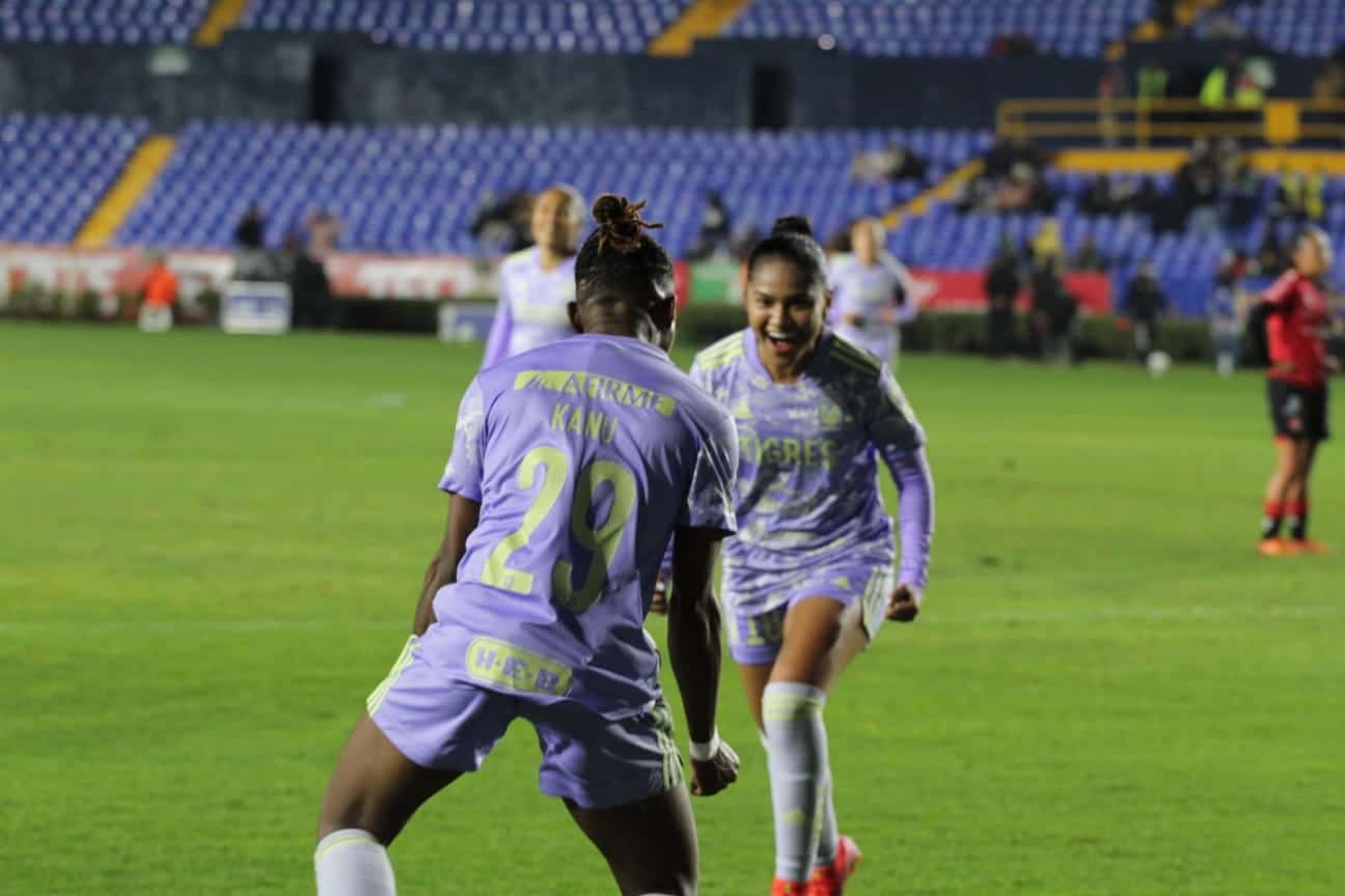 Contundente Tigres Femenil golea 5-1 al Atlas (VIDEO)