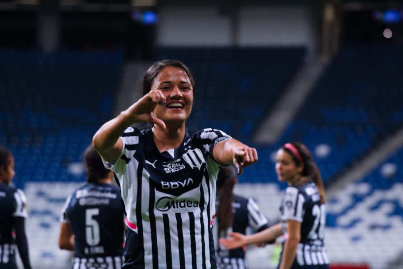 Rayadas se consagra líder de la Liga MX Femenil tras golear al Necaxa