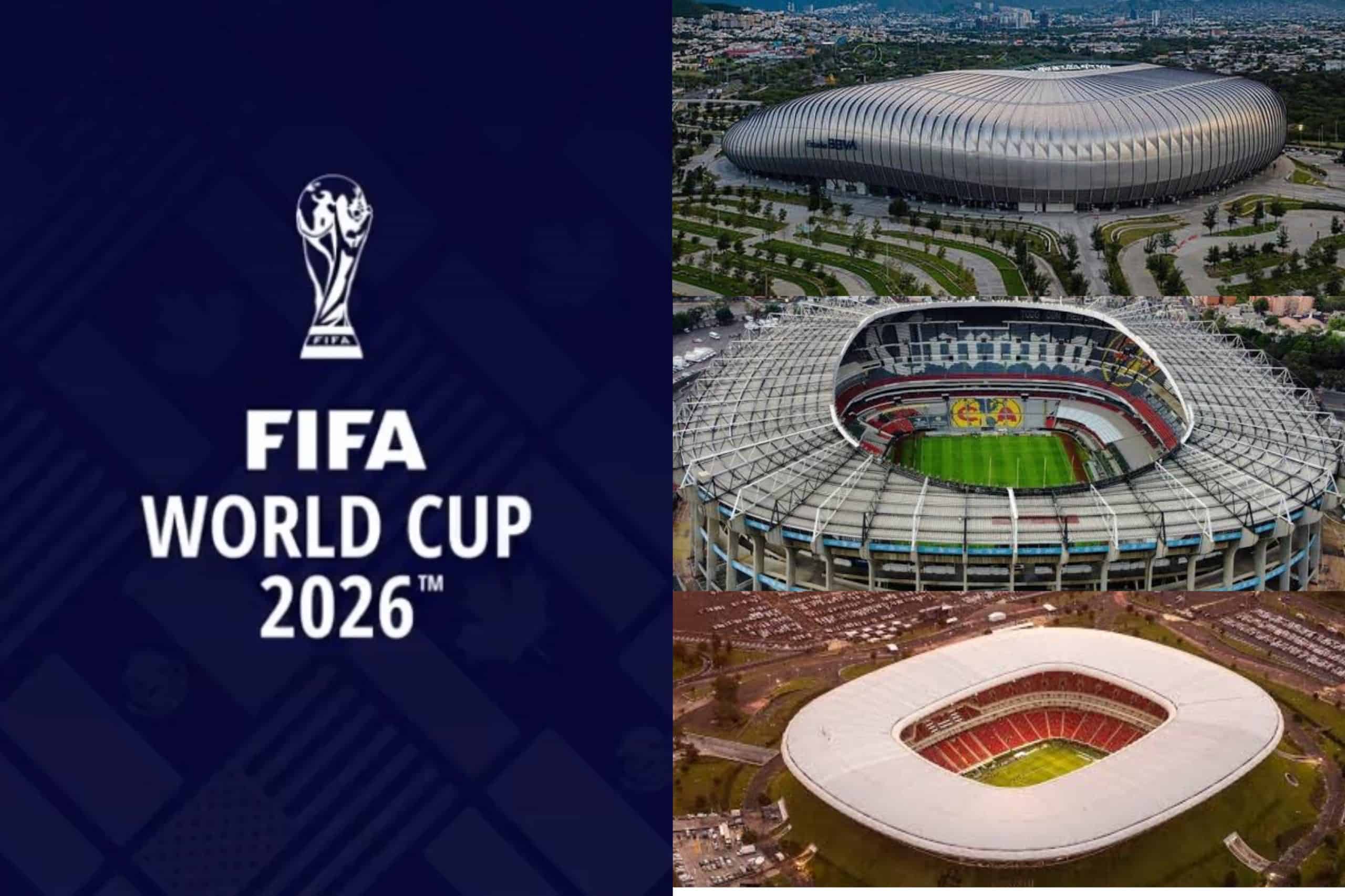 FIFA da a conocer las sedes de Mexico para el Mundial 2026 