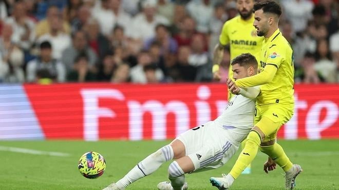Valverde golpeó a Baena finalizando el encuentro del Real Madrid contra Villarreal