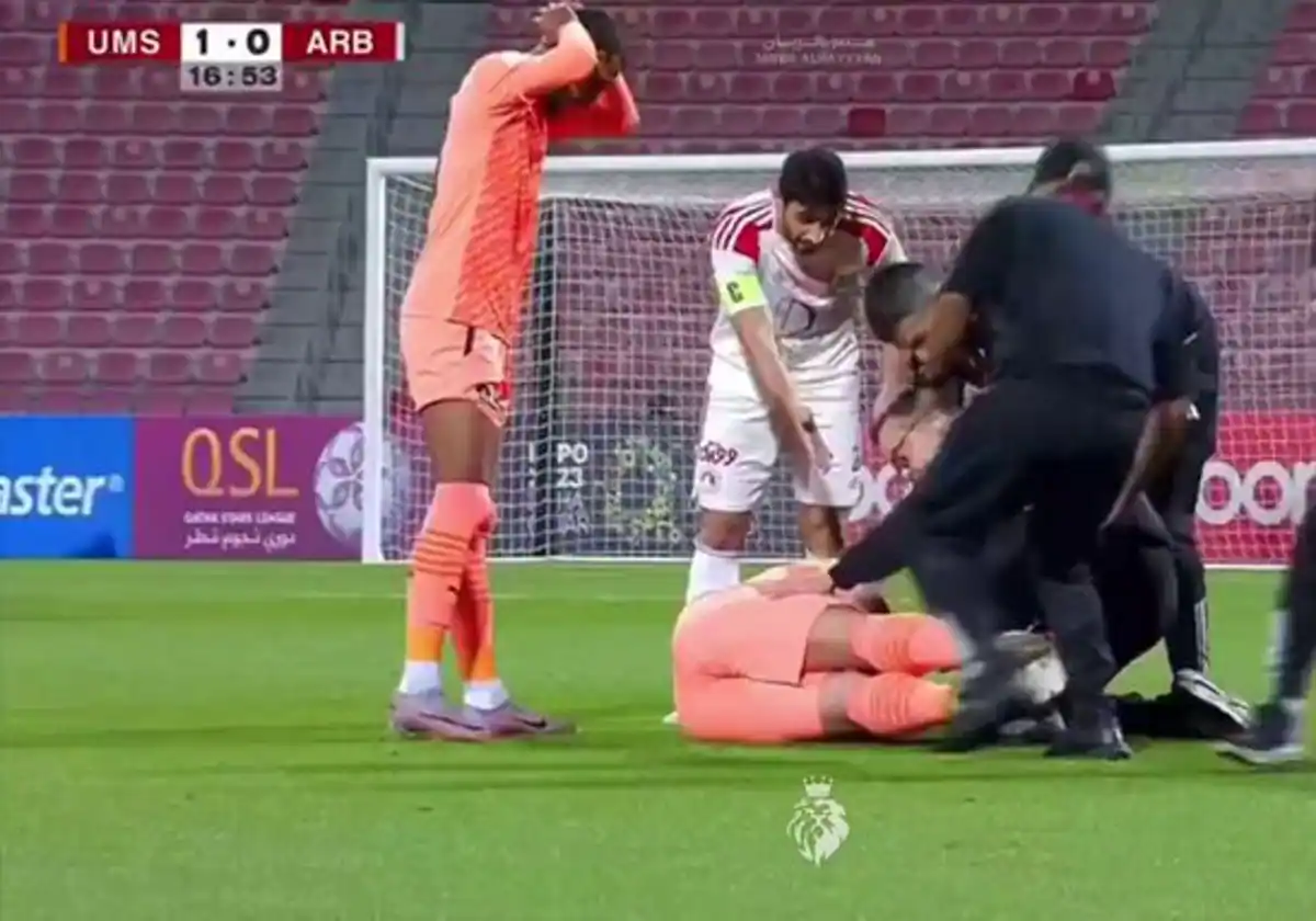 El delantero Andy Delort sufre una crisis epiléptica en un partido de la liga qatarí