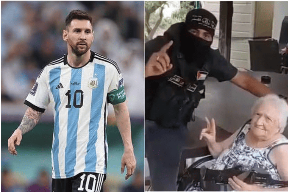 Anciana de 90 años, rehén de Hamás, se salvó por mencionar a Messi