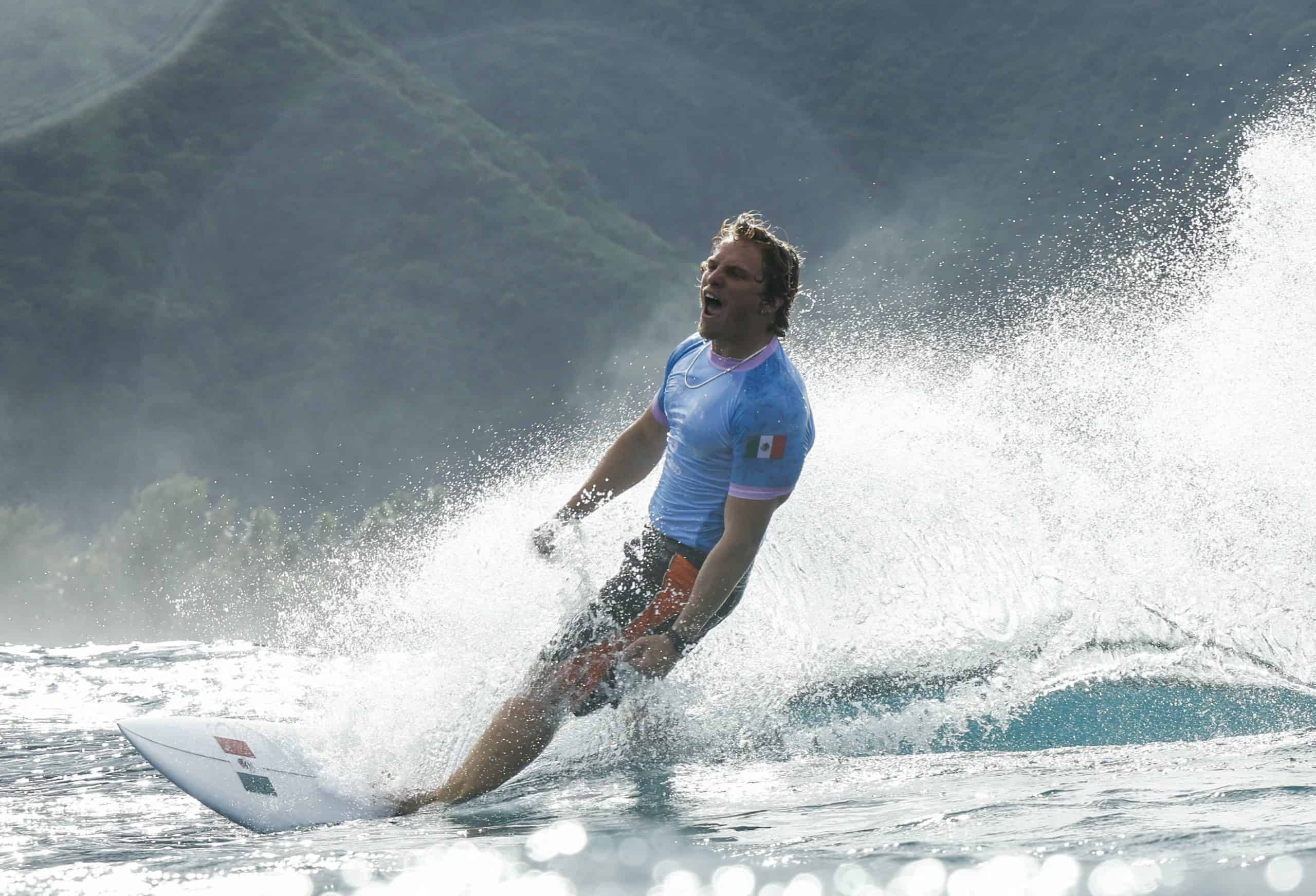 Se esfuma la esperanza mexicana en Surf; eliminaron a Cleland